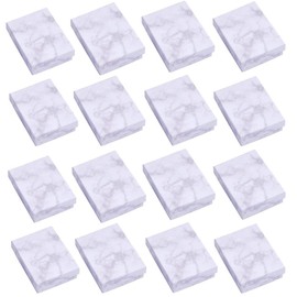 TRIXES Marble Gift Box x16 White Jewellery Box - Square Gift Box Set Cardboard Gift Box - Gift for Weddings, Christenings, Parties, Christmas and Much More