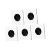 COHEALI 5Pcs Wall Plate with Outlet Hole Cable Pass Through