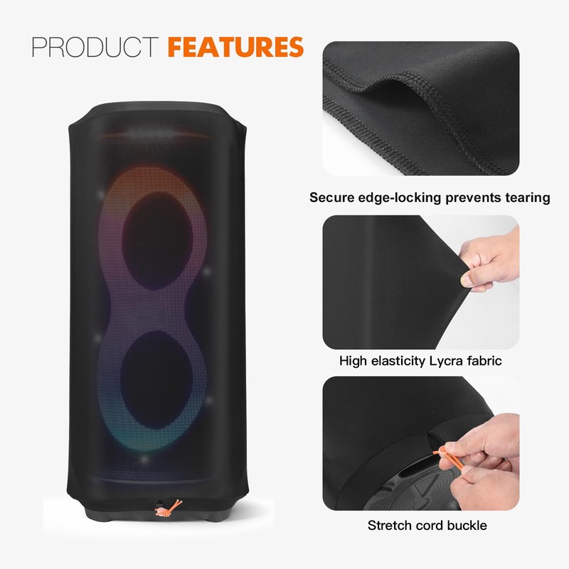OCXLLEATLY Soft Dust Cover for JBL Partybox 710/720 Portable Speaker