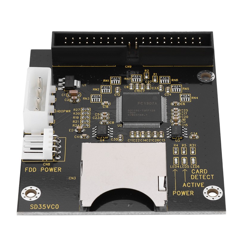 SD Memory Card To 3.5" 40Pin Male IDE Hard Disk
