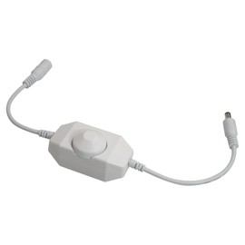 LED Strip Light Dimmer DC 12V-24V Dimmer Switch Compatible with Strip Lights 2835 3528 5050 5630 5730 3014 White
