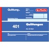 Herlitz 886606 Receipt Book A6, 50 sheets, Pack of 10