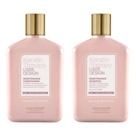Kit Shampoo + Acondicionador Alisado Keratina Alfaparf Lisse