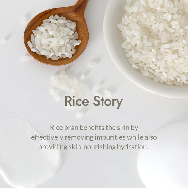 MIZON Rice Real Cleansing Foam Remove Dead Skin Hydrating Soothing