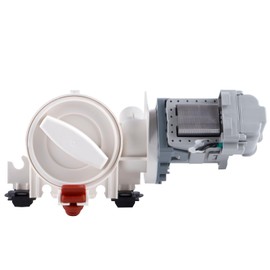 OEM 280187 Drain Pump Assembly Compatible with Amana Kenmore KitchenAid Maytag Whirlpool, Replace 8181684 8182819 8182821 46197020148 461970201671 461970228511 461970228512 461970228513 AP3953640