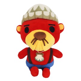 Sanei Boeki DP20 Animal Crossing All Star Collection Pascal Plush Toy, Size S, Height 7.5 inches (19 cm)