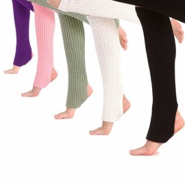 Pilates Yoga Ballet Leg Warmers & Knee Socks Calf Leg Warmer - Black (Style 1) 2ea