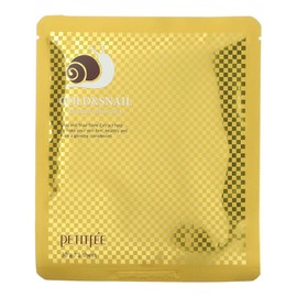 Petitfee Gold & Snail Hydrogel Beauty Mask Pack, 5 Sheets, 30 g Each