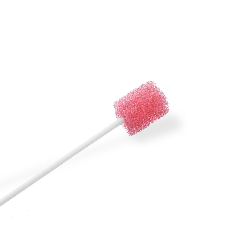 Disposable Oral Care Sponge Swabs(50pcs Pink)