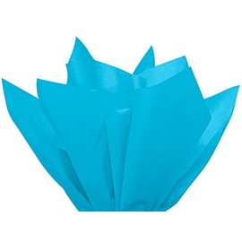Turquoise Tissue Paper 20x30"480 Sheet Ream (2 Unit, 1 Pack per Unit.)