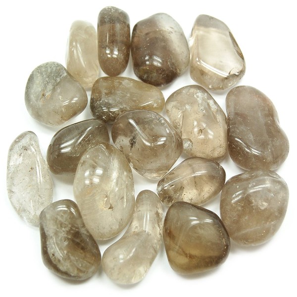 Pachamama Essentials Smoky Quartz Tumbled - Healing Stone - Crystal Healing Rock 20-25mm (1)