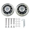 Diameter 2.0 inches (50 mm) Quiet Wheel Replacement Tire Kit,