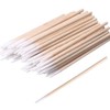 RIKWOG 600pcs Pointed Cotton Swabs, 4 inch Precision Microblading Cotton