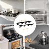 WEZCHUGHAOL Stove Gap Cover, Retractable Stainless Steel, 35-70 cm Length,