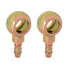 X AUTOHAUX 2pcs 7.5mm ID Hose Nozzle 14mm Banjo Fitting