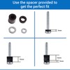 Inbrackets Universal Tv Bracket Screws Bolt Washer Spacer Spares Pack
