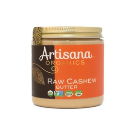 Artisana Organics Raw Cashew Butter - No Sugar Added, Vegan and Paleo Friendly, Non GMO, 9.5oz Jar