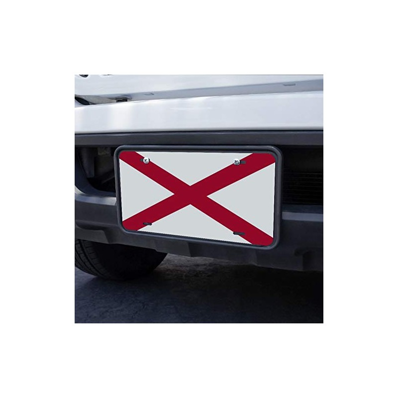 GRAPHICS & MORE Alabama State Flag Novelty Metal Vanity Tag