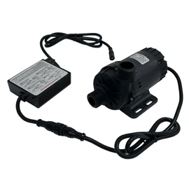 SHYSKY Heavy Duty Low Noise 12V 80W Micro Brushless DC Water Pump DC60G-12100S-1 32ft 845GPH, DRY RUN Protection, For Cooling Circulation Pressure Sys