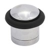 TIMCO Cylinder Door Stop - Polished Chrome - Floor Mounted