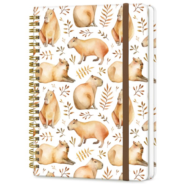 DHGPTS Spiral Journal Notebook, A5 Cute Notebooks for Women Men,