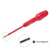 uxcell 2pcs 1000v Insulated Electrician Screwdriver 3x75mm CR-V Magnetic Slotted