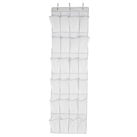 24 Pockets Non woven Fabric Folding Hanging Door Closet Storage Bag Shoes Organizer