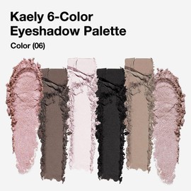 Kaely 6 Color Mini Neutral Eyeshadow Palette Makeup, Highly Pigmented Eye Shadow Palette Waterproof, Natural Matte Shimmer Eye Shadow Palette, paleta de sombras de ojos, Vegan & Cruelty-free, 06