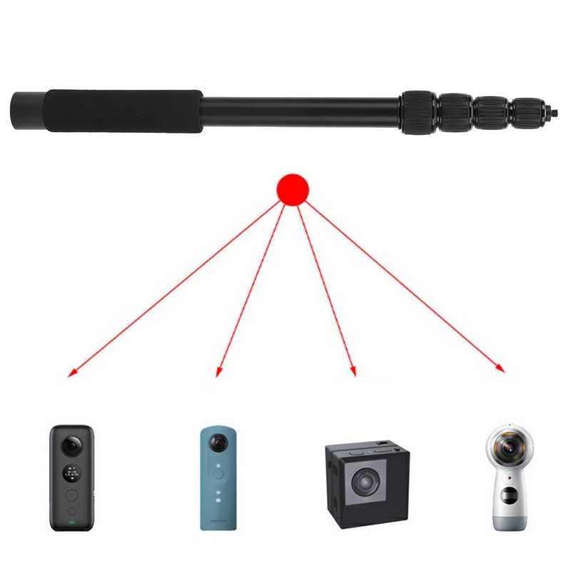 Mic Boom Arm Portable Soft Foam Handle Easy Operation Aluminium