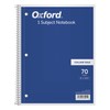 Oxford Spiral Notebook, 1-Subject, College Ruled Paper, 70 Sheets, Color
