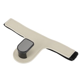 HEROFFIX 1 Pcs for Purses Bags Keys Water Bottles and Shopping Bags Car Seat Headrest Hook Car Seat Back Organizer Hooks Beige White Faux Leather 5.91"x2.95"