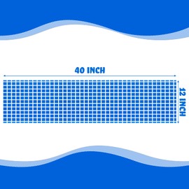 Nuanchu Self-Adhesive Vinyl Pool Liner Patch - Waterproof PVC Repair Sheet for Above Ground Pools, Bounce House, Inflatable Boat & Swimming Toys(Classic,12 x 40 Inch)