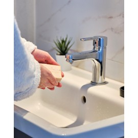 Handmade Aegean Olive Oil Soap Bar with Fresh Lavender - 3.5 Ounces, 4 Pack