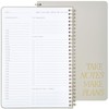 Beautiful Daily Planner And Notebook With Hourly Schedule - Aesthetic