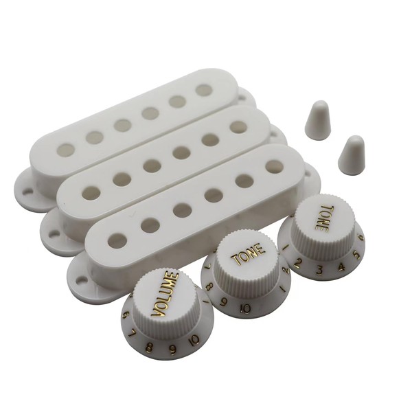 Guitar Pickup Cover Volume Single Coil Tone Knobs Selector Switch