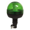 Maypole 12/24V 40x3W LED Green Beacon Flexi Din Pole Mount