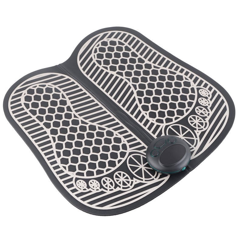 Foot Massager Mat USB Rechargeable 8 Modes 19 Strength Microcurrent