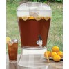 CreativeWare 3 Gallon Beverage Dispenser with Base Ice Cylinder Sleeve