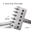 KLLsmDesign Stainless Steel 6MM 2/4/6 Prong Row Hole Punch Diamond