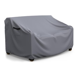 BROSYDA Patio Sofa Cover Waterproof - Heavy Duty 3-Seater Outdoor Sofa Cover, Patio Furniture Covers with Air Vent and Handles, 104"L ×40" D×35" H, Gray