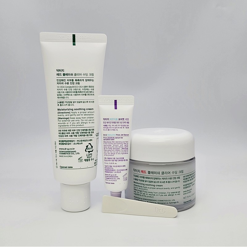 Dr.G Red Blemish Clear Soothing Cream 70ml tube + 70ml