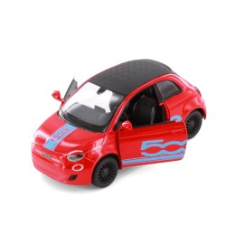 Kinsmart FIAT 500E LIVERY EDITION RED 1/28 DIECAST CAR KINSMART 5440DF