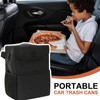 Trash Container for Car - Automotive Traveling Garbage Container Can