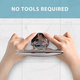 Soap Dish Holder, Stainless Steel Soap Basket with Strong Suction Cup Holder for Bathroom, Shower, Kitchen, Sinks