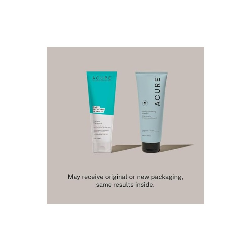 Acure | Shampoo nutritivo que aplaca el frizz, los cabellos