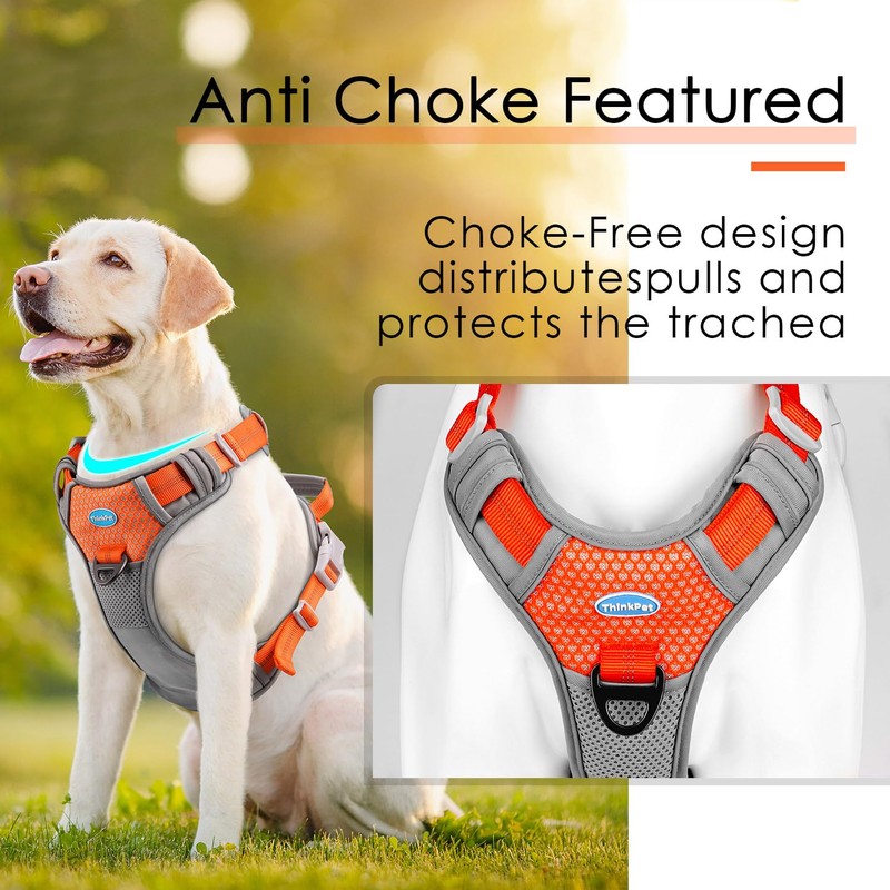 ThinkPet Dog No-Pull Sports Harness with Handle, for Medium and