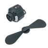 Portable Camping Fan LED 3 Speed Timing 10400mAh Waterproof USB