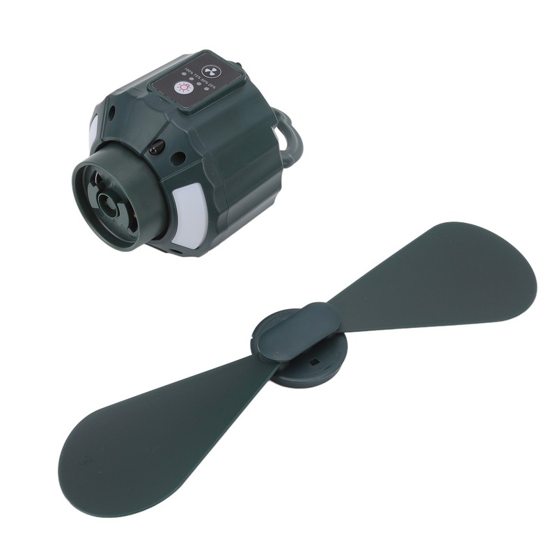 Portable Camping Fan LED 3 Speed Timing 10400mAh Waterproof USB