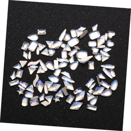 IWOWHERO Nail Drill Rhinestones Nail Stickers 100pcs Assorted Diamond Manicure Charm DIY Accessories