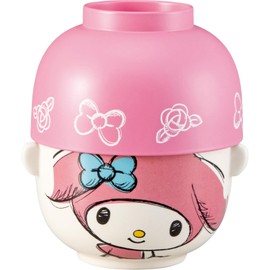 Sanrio SAN4642-3 My Melody Soup Bowl, Rice Bowl, Large Dinnerware Set, Approx. 4.3 x 2.8 inches (11 x 7 cm), Tableware, Miscellaneous Goods, My Melody, Birthday Gift, Pink